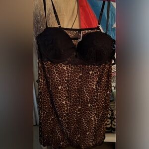 New plus lingering set with a thong